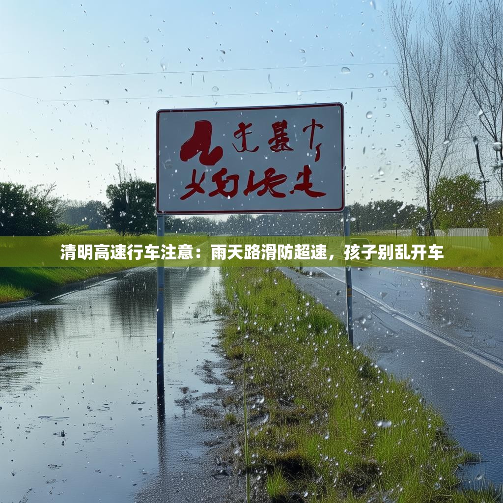 清明高速行车注意:雨天路滑防超速,孩子别乱开车 清明高速行车注意:雨天路滑防超速,孩子别乱开车